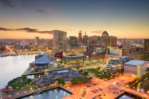 Downtown Baltimore, Maryland